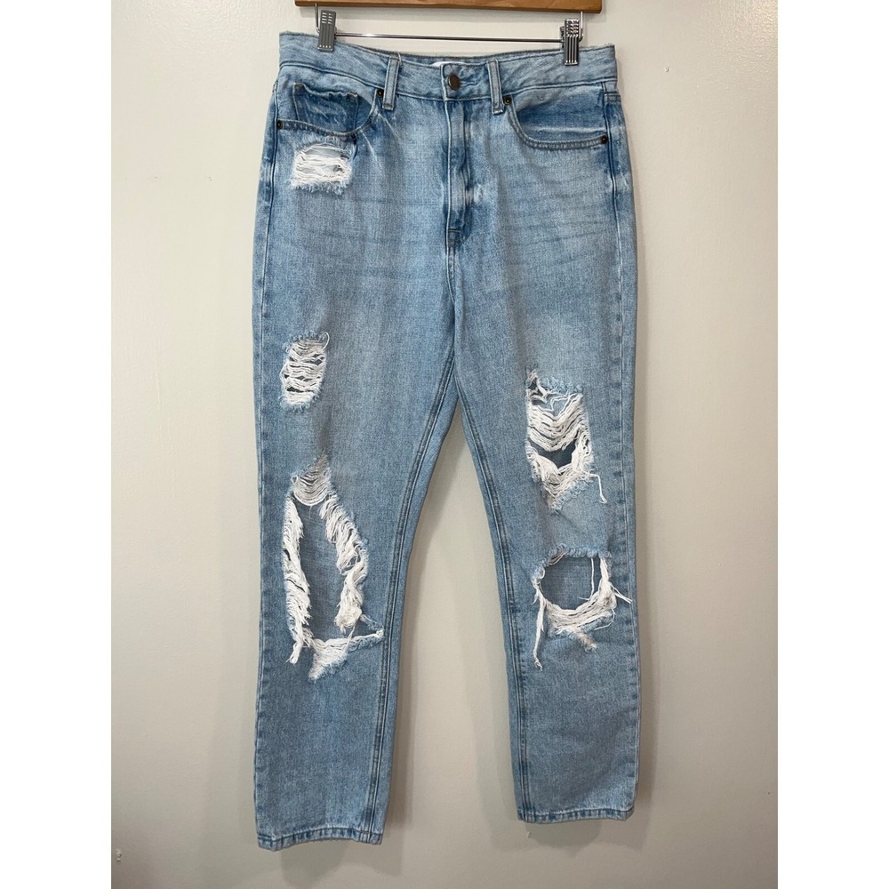 JBD Just Black Denim Women's Jeans Super Distressed Size 28